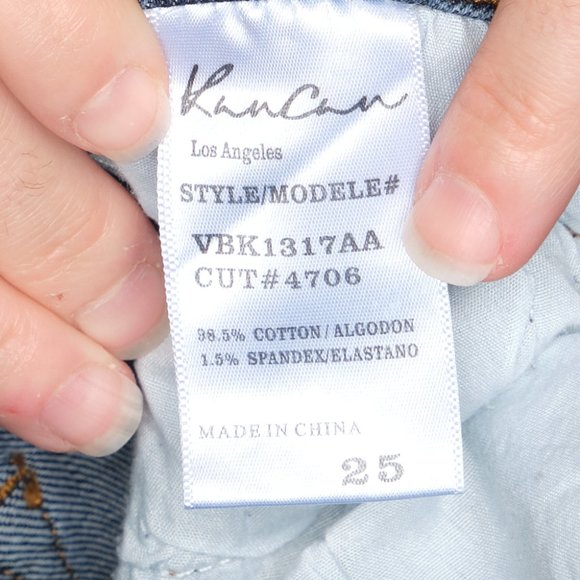 Kancan Distressed Skinny Jean 25 - Picture 7 of 8